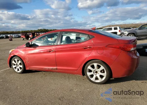 2011 Hyundai Elantra Gls from USA, damaged, VIN KMHDH4AE2BU160769